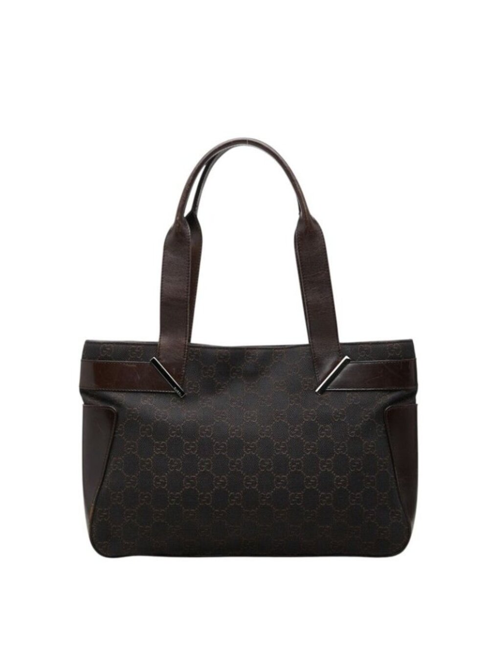 Gucci GG Canvas Tote Bag Brown
